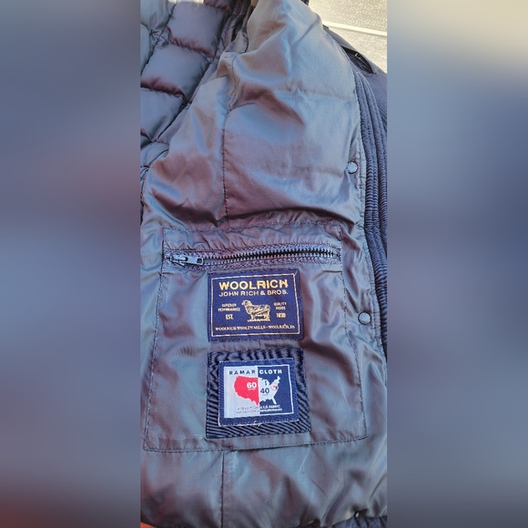 Woolrich Down Jacket Womens XL Black Insulated Snow Puffer Blizzard Parka Coat - Picture 12 of 16